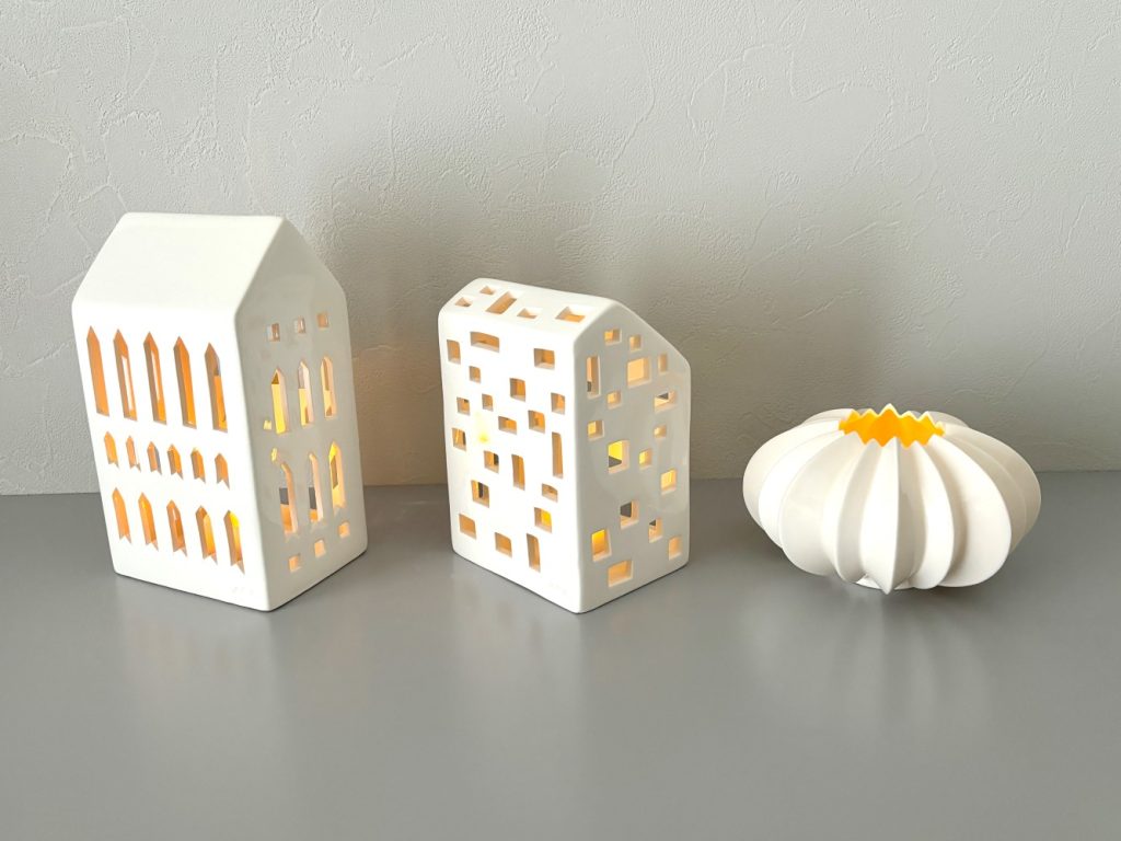 KAHLER,ケーラー,キャンドルホルダー,北欧雑貨,ナチュラル雑貨,インテリア,陶磁器,おしゃれ,照明,リビング,ギフト